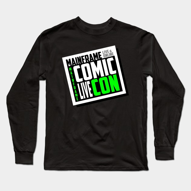 Mainframe Comic Con Generic Logo Long Sleeve T-Shirt by Mainframe Comic Con